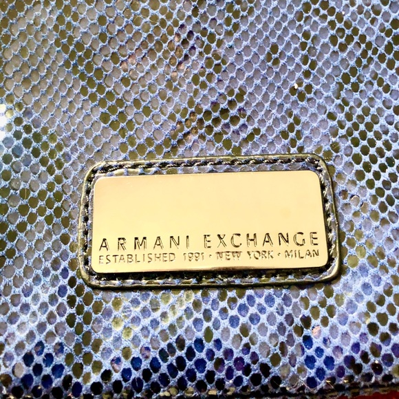 Armani Exchange shiny snakeskin bag - Picture 3 of 8